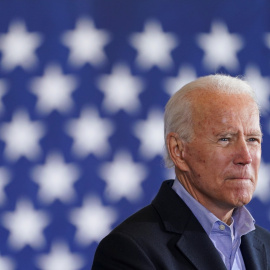 El candidato demócrata Joe Biden durante un acto de campaña en Cleveland, Ohio, EEUU.