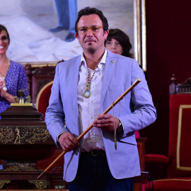 El alcalde de Cádiz, José María González, Kichi, hace tres años.