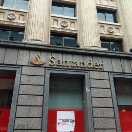Oficina de Banco Santander en Bilbao. E.P.