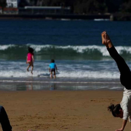 Día soleado en San Sebastián.