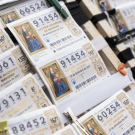 Décimos de lotería de Navidad