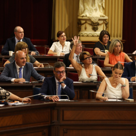 Bancada del PP en el Parlament balear