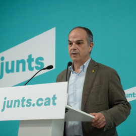 El secretario general de Junts, Jordi Turull, durante una rueda de prensa, a 3 de octubre de 2022.