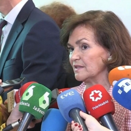 La vicepresidenta espanyola en funcions, Carmen Calvo.