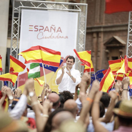 El líder de Ciudadanos, Albert Rivera, durante el acto de España Ciudadana en Málaga / Ciudadanos