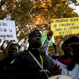 Imagen de archivo de una manifestación antirracista en Madrid.