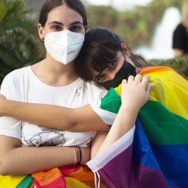 Manifestación contra la homofobia