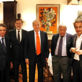 Juan Carlos I Aznar Rajoy González Zapatero