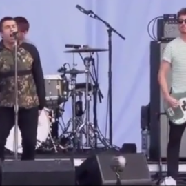 Liam Gallagher en el festival Lollapalozaa