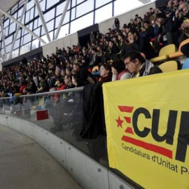 Imagen de una asamblea de la CUP-. EFE/ARCHIVO