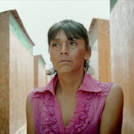 Gina Sarabria, vecina de La Quinta La Gloria, una de las víctimas del temporal que arrasó Perú en 2017.