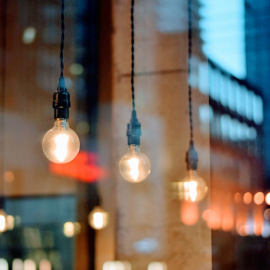 Lámparas encendidas