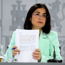 08/09/2021 Carolina Darias, ministra de Sanidad, en una rueda de prensa