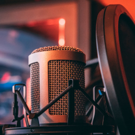 Imagen de un micrófono.