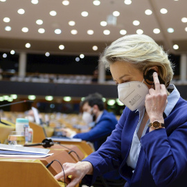 La presidenta de la Comisión Europea (CE), Ursula Von der Leyen.