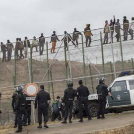 Imagen de archivo en un intento de salto a la valla / EUROPA PRESS