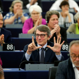 David Sassoli, nuevo presidente del Parlamento Europeo, este miércoles. REUTERS/Vincent Kessler