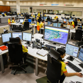 El centro de operaciones de rastreo de la covid en Catalunya que gestiona el SEM.