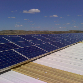 Uno de los proyectos de placas fotovoltaicas de Ecooo.