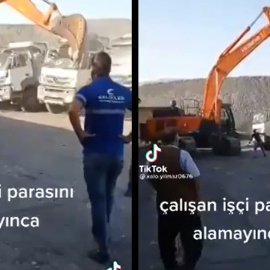 trabajador excavadora