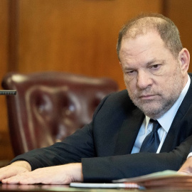Harvey Weinstein durante su comparecencia en Manhattan. / REUTERS