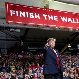 11/02/2016 - El presidente estadounidense, Donald Trumpp, durante un acto de campaña el pasado febrero. / REUTERS - Leah Millis