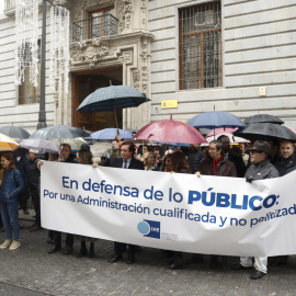 Inspectores de Hacienda manifestación