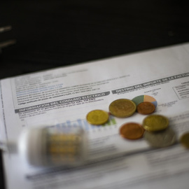 Imagen de una factura de la luz.