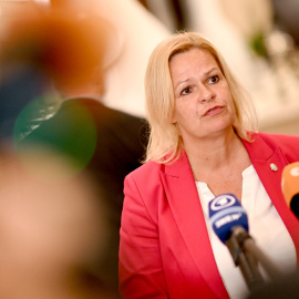 La ministra del Interior de Alemania, Nancy Faeser, en una fotografía de octubre de 2022.