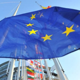 Bandera de la Unión Europea. Imagen: EFE