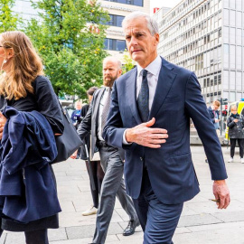 Jonas Gahr Store, hace unos días en Oslo.