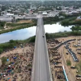 Más de 10.000 migrantes en la frontera mexicana con Texas