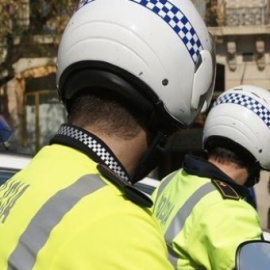 Dos agents de la Guàrdia Urbana de Barcelona. EUROPA PRESS