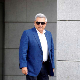 El excomisario general de Policía Judicial Julio Corrochano a su llegada a la Audiencia Nacional para prestar declaración ante el juez Manuel García Castellón. (ZIPI | EFE)