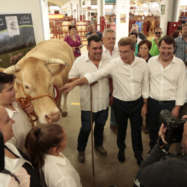 Feijóo y Mañueco visitan en Salamanca la Feria agropecuaria SALAMAQ