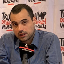 El redactor jefe del portal venezolano 'Misión Verdad, William Serafino.