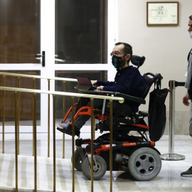 El portavoz de Unidas Podemos, Pablo Echenique.