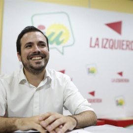 El coordinador federal de IU, Alberto Garzón. Europa Press