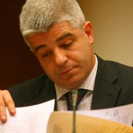 José López Jaraba, director general de RTVV en la comisión de control de RTVV el pasado mes de marzo.