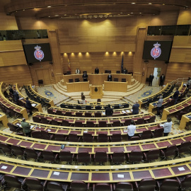 Vista general del hemiciclo del Senado. E.P./Jesús Hellín