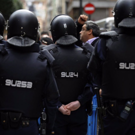 Imagen de archivo de unos antidisturbios. Reuter