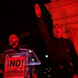 La Falange recibe la primera sanción por vulnerar la nueva ley de memoria: 10.000 euros por los actos del 20N