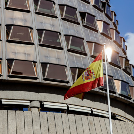 Edificio del Tribunal Constitucional, a 30 de septiembre de 2022, en Madrid.