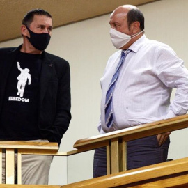 Arnaldo Otegi y Andoni Ortuzar