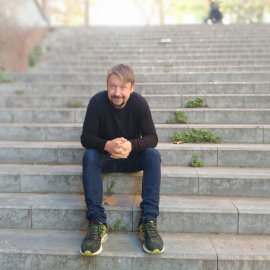 28/12/2022 - L'historiador Xavier Domènech, a Barcelona.