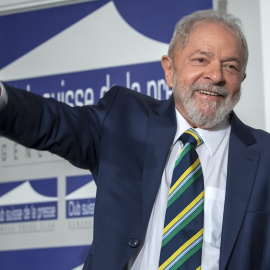 El expresidente brasileño Lula da Silva, el pasado 6 de marzo, en Ginebra.