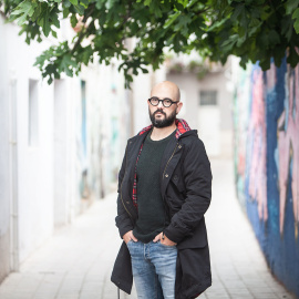 L'escriptor Jordi Colonques a València.