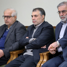 Mohsen Fakhrizadeh, a la derecha, en una imagen de archivo.