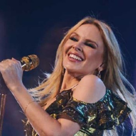 La cantant australiana Kylie Minogue. Cruïlla