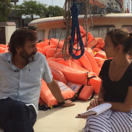 Entrevista a Oscar Camps, de Proactiva Open Arms. / E.E